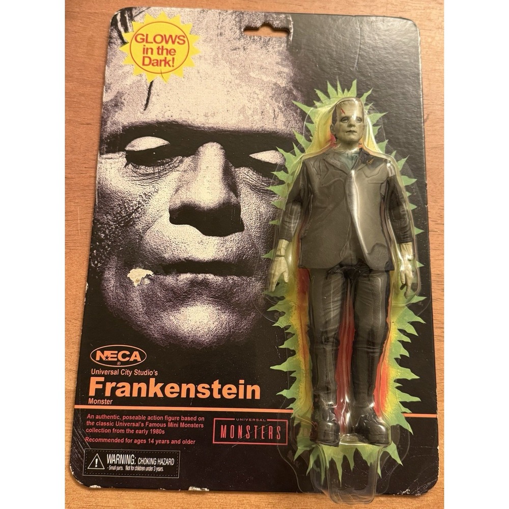 Neca Frankenstein Action Figure 2022 Glow In‎ The Dark Universal Monsters